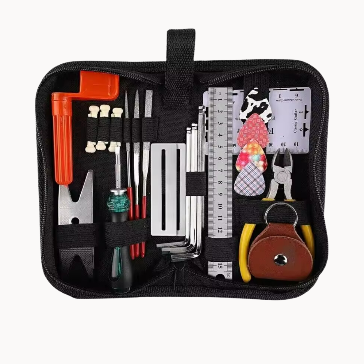 Zestaw Gitarowy 26 Elementów dla Lutnika Elektryka Akustycznego