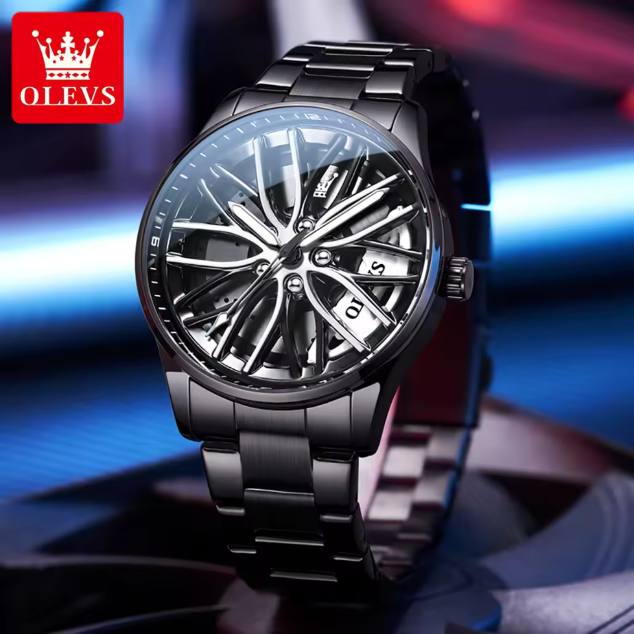 Elegancki Męski Zegarek Sportowy z Chronografem