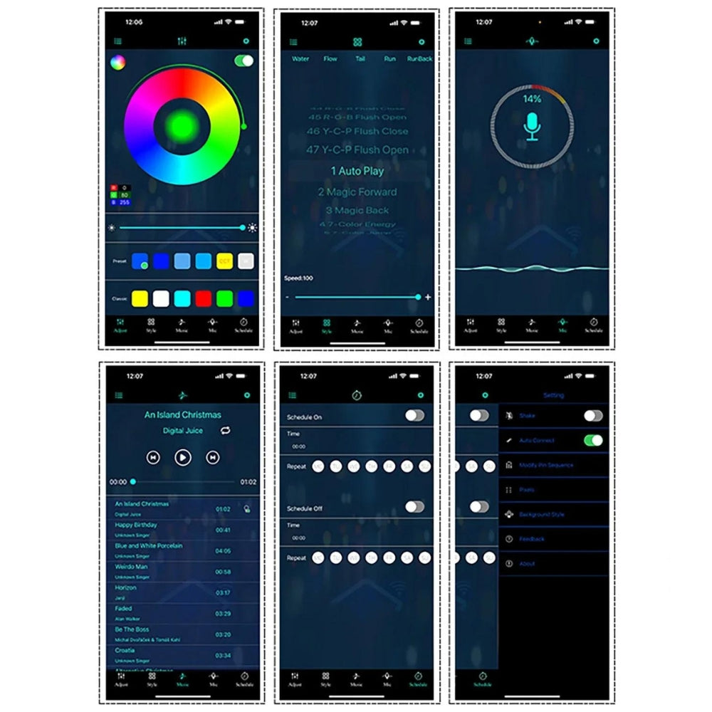 Elegancka lampka LED do wnętrza samochodu