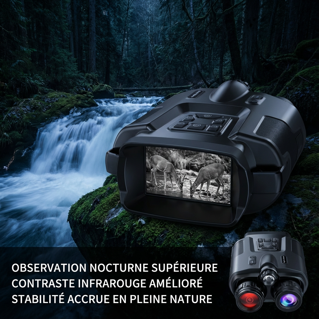 Marcherelle™ – Lornetka do widzenia nocnego 4k z szerokim i wyraźnym obrazem