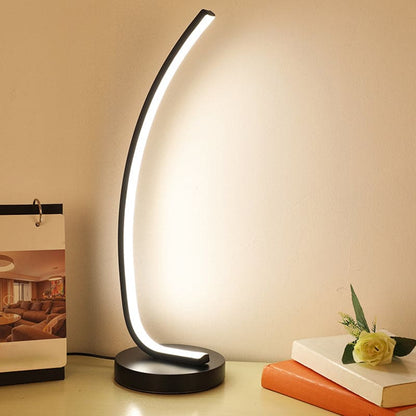 Elegancka nowoczesna elastyczna lampa stołowa