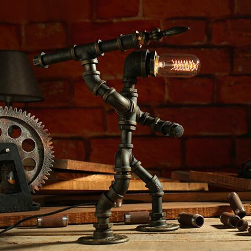 Futurystyczna lampa biurkowa Robot