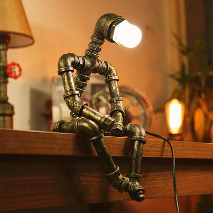 Futurystyczna lampa biurkowa Robot