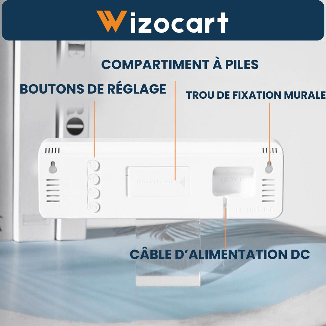 Nowoczesny Cyfrowy Zegar Ścienny LED
