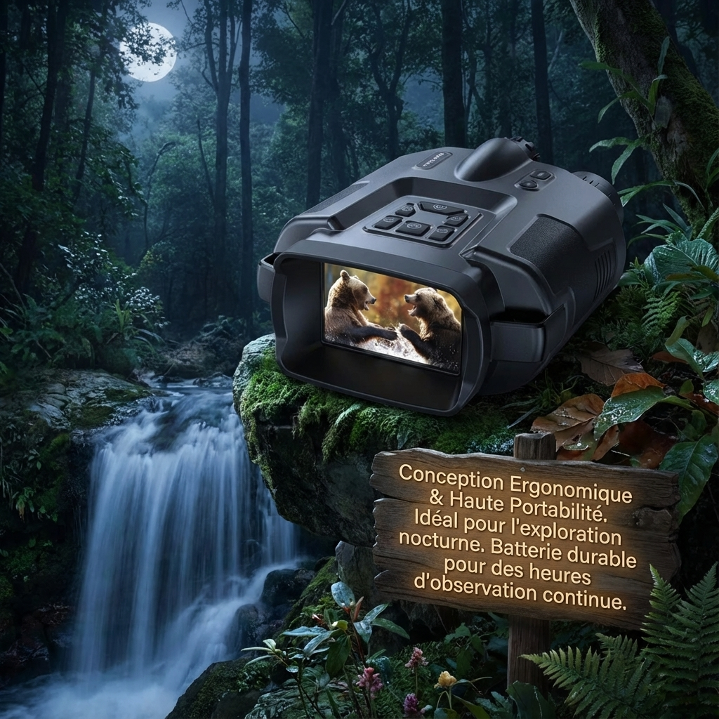 Marcherelle™ – Lornetka do widzenia nocnego 4k z szerokim i wyraźnym obrazem