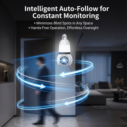 Marcherelle™ – Kamera bezpieczeństwa z kolorową lampą LED