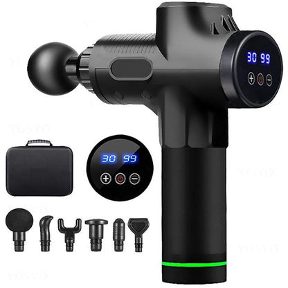 Mocny pistolet do masażu mięśni - Intensywny aparat do masażu 30 prędkości