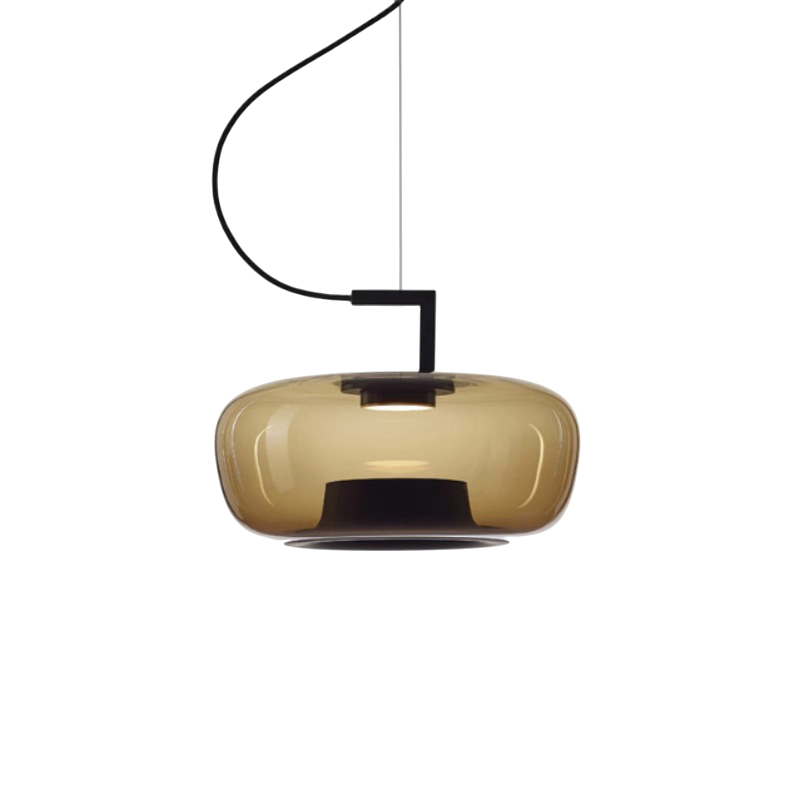 Lampa wisząca Verre Chic do salonu i jadalni