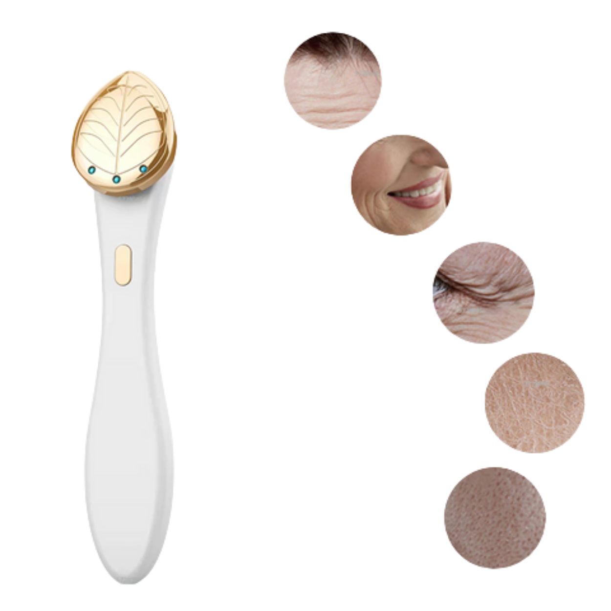 Podgrzewane urządzenie do masażu oczu z mikroprądami na zmęczenie oczu