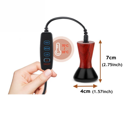 Elektryczne Podgrzewane Urządzenie do Masażu Gua Sha na Twarz