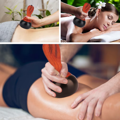 Elektryczne Podgrzewane Urządzenie do Masażu Gua Sha na Twarz