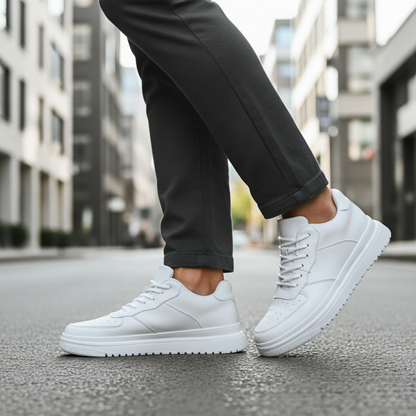 Dyskretne i wygodne męskie buty z podwyższeniem