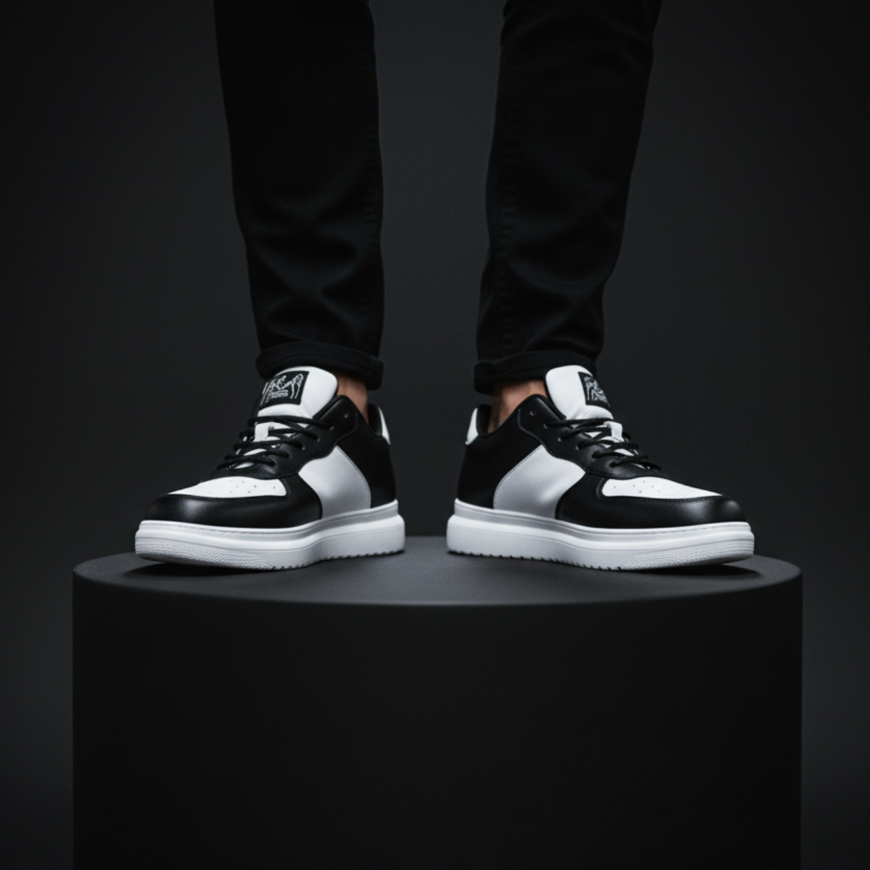 Dyskretne i wygodne męskie buty z podwyższeniem