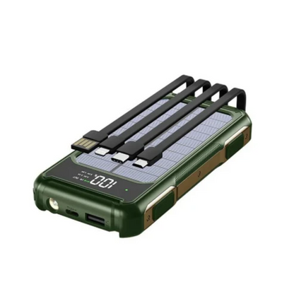 Przenośna Zewnętrzna Bateria Słoneczna Uniwersalna Ładowarka