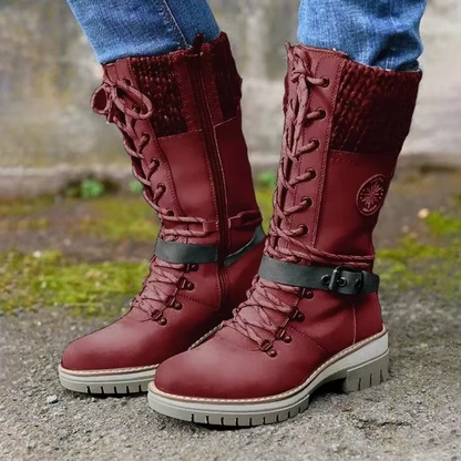 Wodoodporne, Ciepłe, Średniowysokie Buty Zimowe