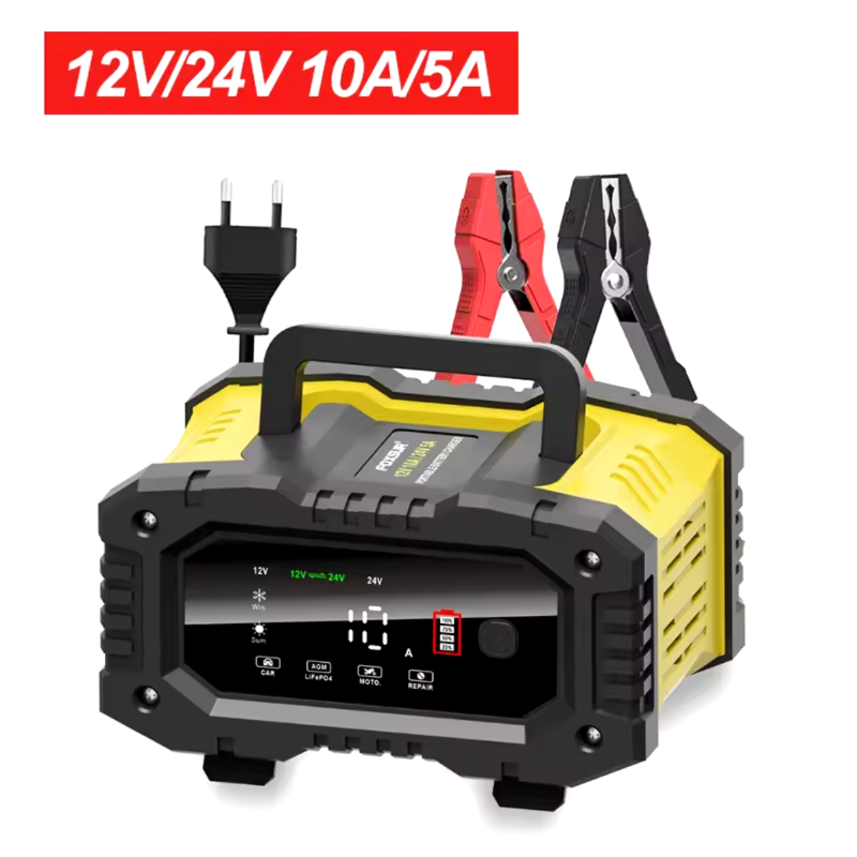 Szybka Ładowarka Samochodowa 12V i 24V