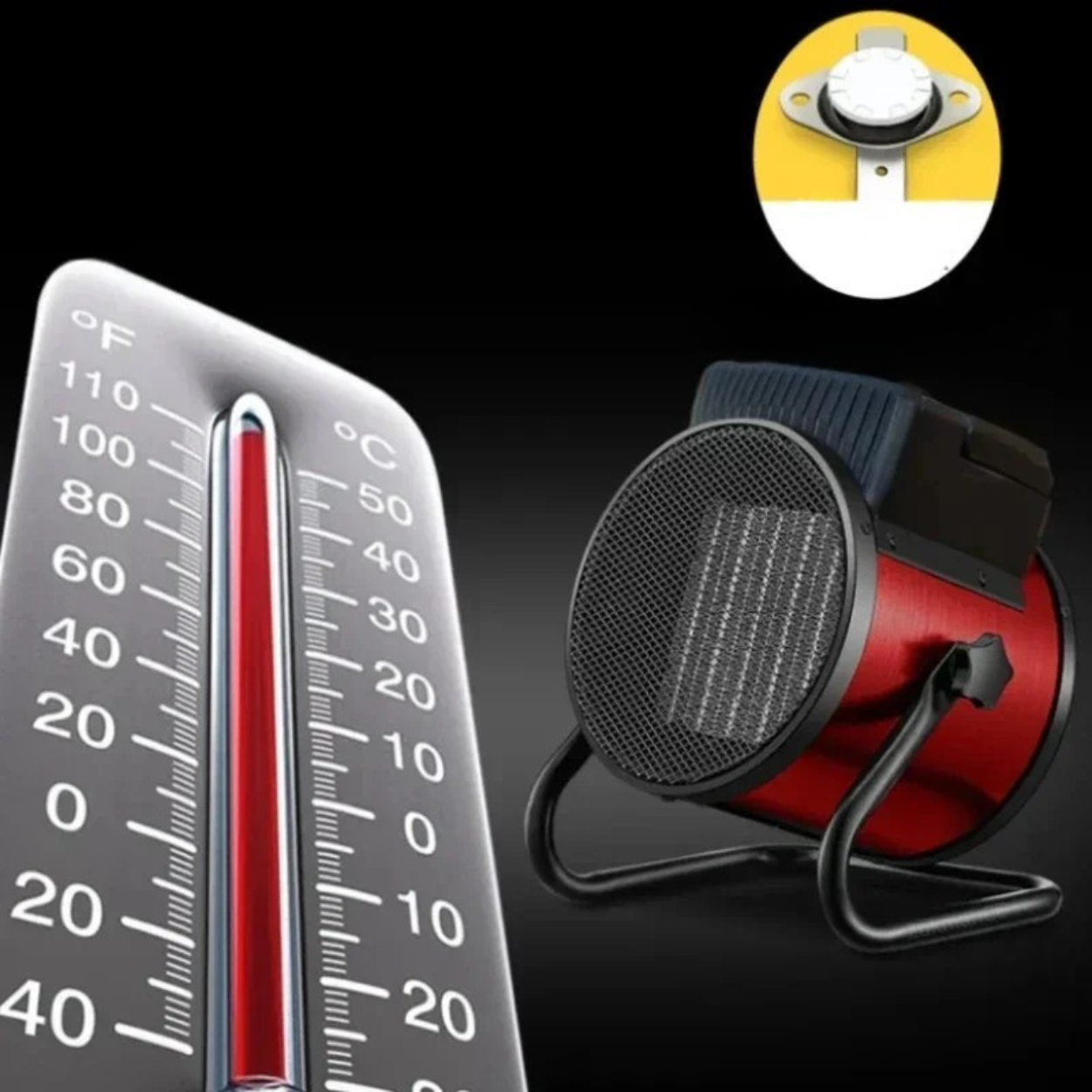 Mocne Elektryczne Ogrzewanie 1500W/2000W/3000W na Zewnątrz