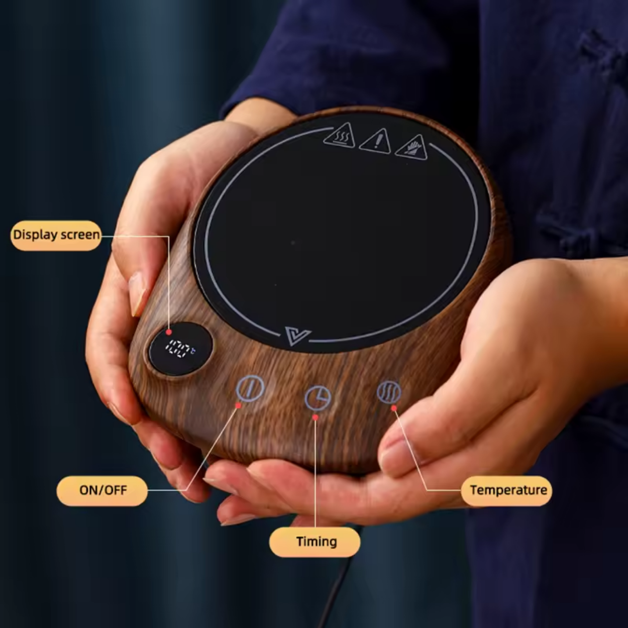 Elektryczny podgrzewacz kubków 200W, szybki i oszczędny