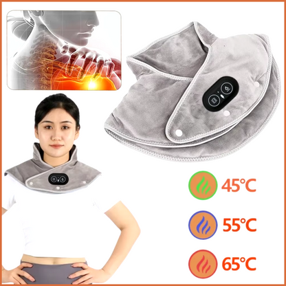 Miękka elektryczna kamizelka grzewcza na ramiona i szyję