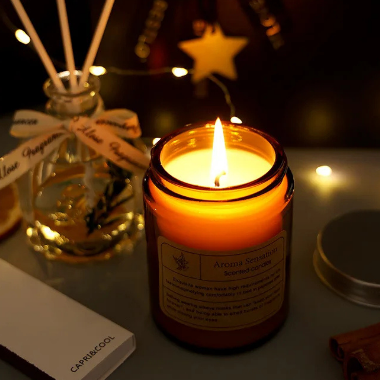 Zestaw prezentowy świeca zapachowa i dyfuzor zapachowy