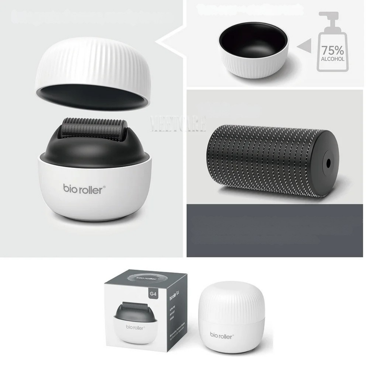 Titanowy wałek do mikronakłuwania 1200 igieł wielokrotnego użytku