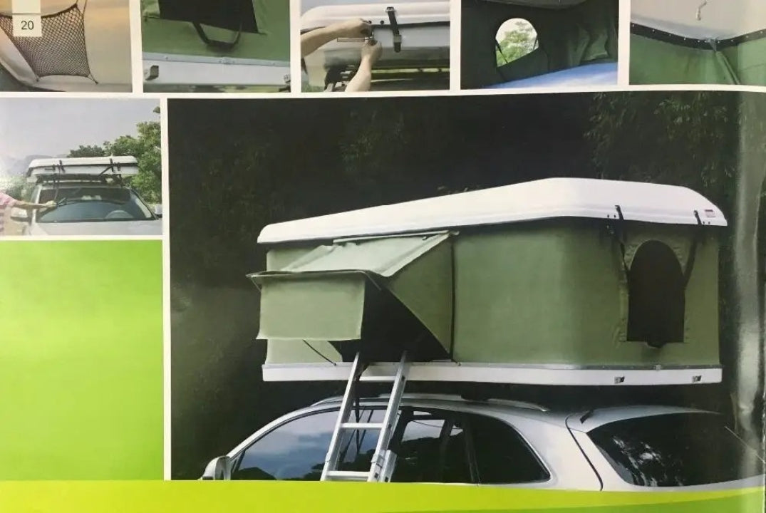 Sztywny namiot dachowy do samochodu