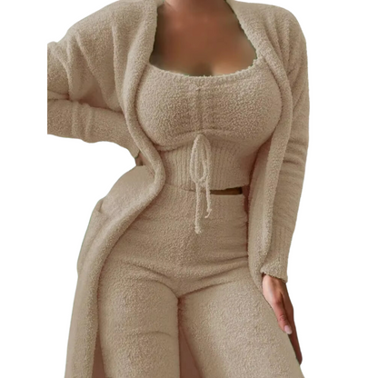 Miękki i Wygodny Damski Welurowy Piżama