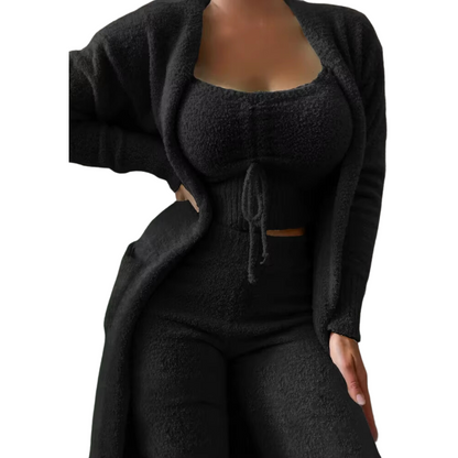 Miękki i Wygodny Damski Welurowy Piżama