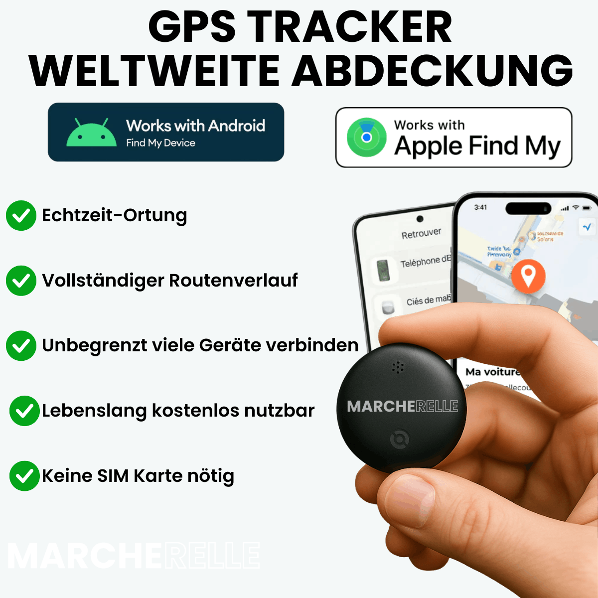 Marcherelle – lokalizator GPS dla dzieci bez abonamentu