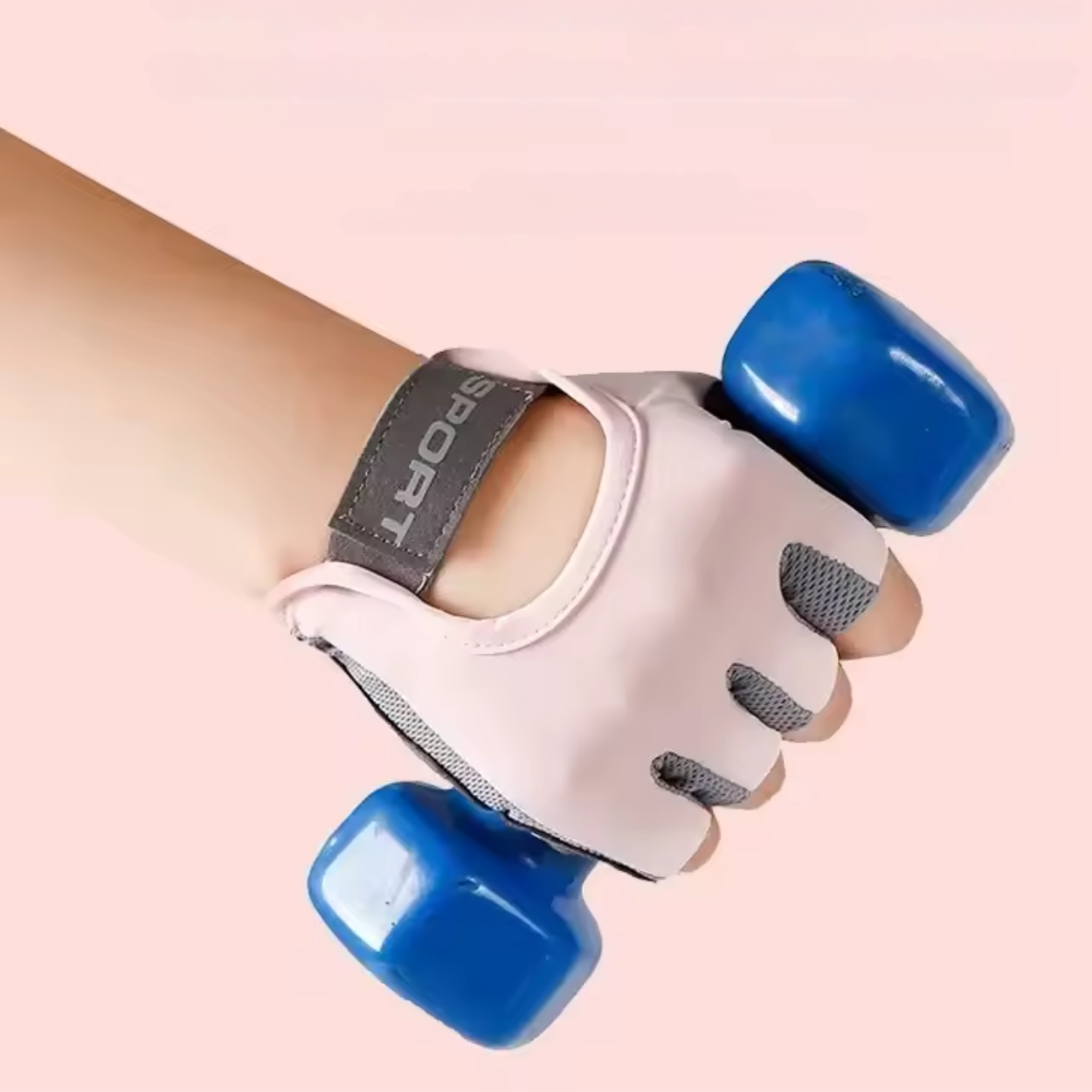 Sportowe Rękawice z Chwytem i Oddychające do Treningu Siłowego