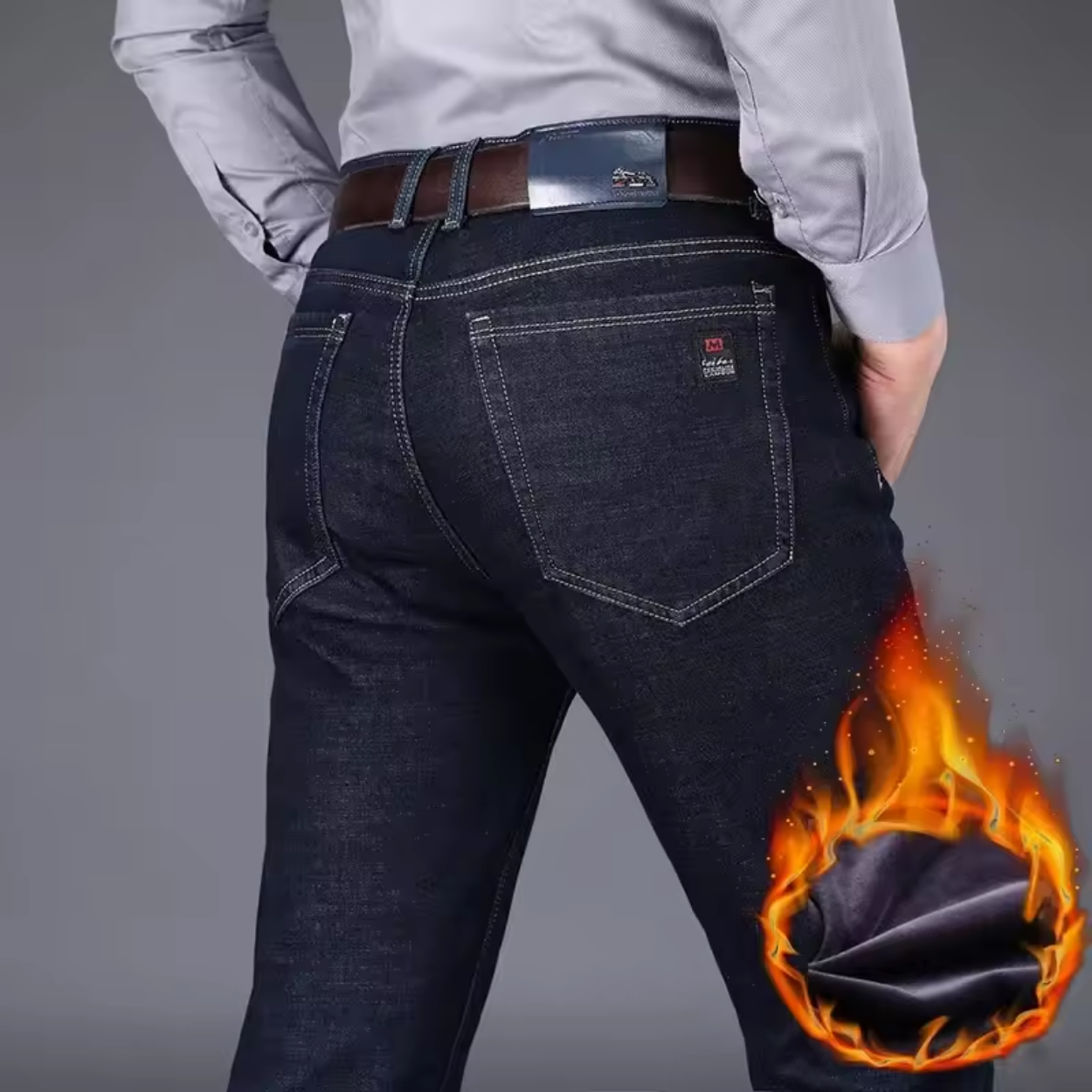 Ciepłe i eleganckie damskie jeansy zimowe