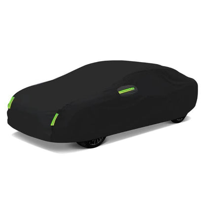 Wodoodporny pokrowiec na samochód z pasami bezpieczeństwa i ochroną przeciwsłoneczną
