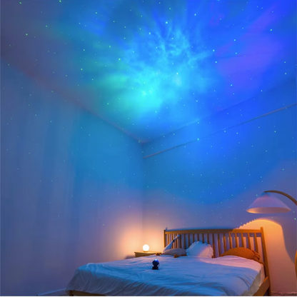 Projektor LED o wzorze astralnym