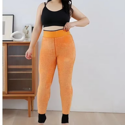 Miękkie i Ciepłe Legginsy Plus Size dla Kobiet