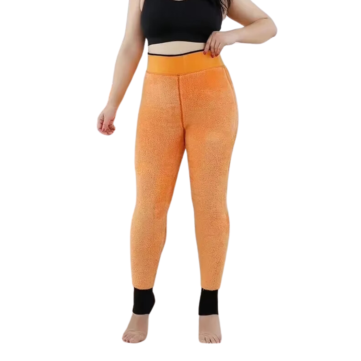 Miękkie i Ciepłe Legginsy Plus Size dla Kobiet