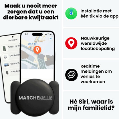 Marcherelle - Lokalizator GPS bez abonamentu | Kompatybilny z Android i iOS