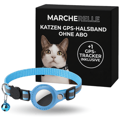Macherelle™ – obroża GPS dla kota bez abonamentu | Kompatybilna z iOS i Android