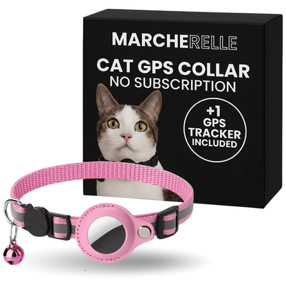 Macherelle™ – Obroża GPS dla kota bez abonamentu | Kompatybilna z iOS i Android