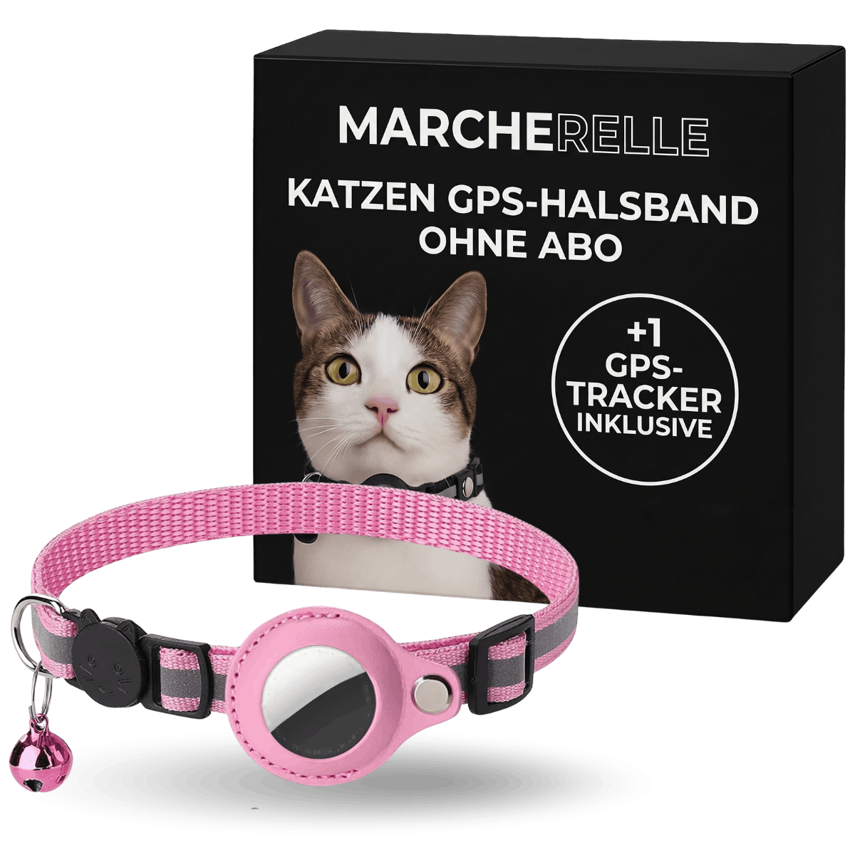 Macherelle™ – obroża GPS dla kota bez abonamentu | Kompatybilna z iOS i Android