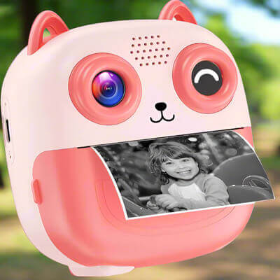 Marcherelle™ – Appareil Photo Instantané Enfant Double Objectif 32MP