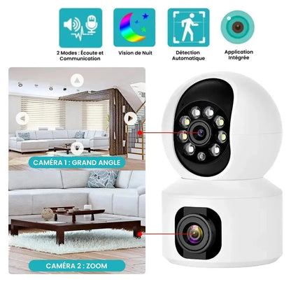 Marcherelle™ – Babyphone Connecté 360° Caméra 2K HD avec Vision Nocturne