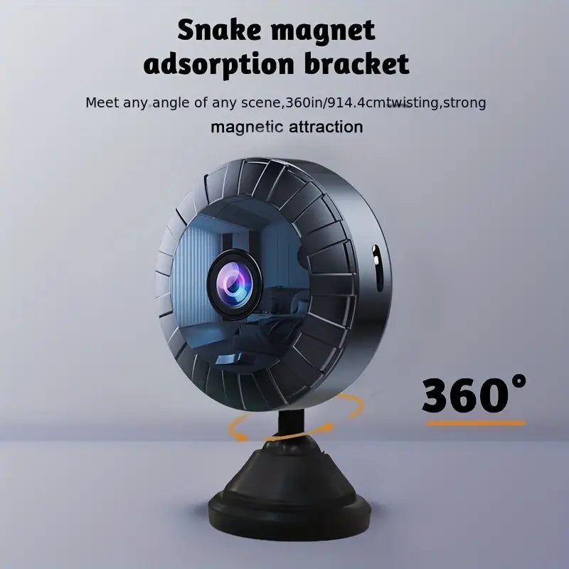 Marcherelle™ – Caméra Espion 4K WiFi avec Vision Nocturne et Détection de Mouvement