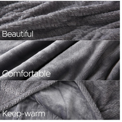 Marcherelle™ – Couverture Chauffante Électrique en Coton avec Arrêt Automatique