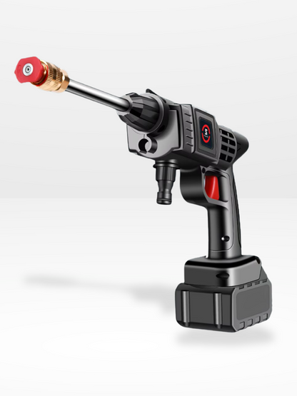 Marcherelle™ – Nettoyeur Haute Pression Sans Fil 50 Bars – Rechargeable 24V, Jet Puissant & Compact pour Voiture, Terrasse, Mobilier