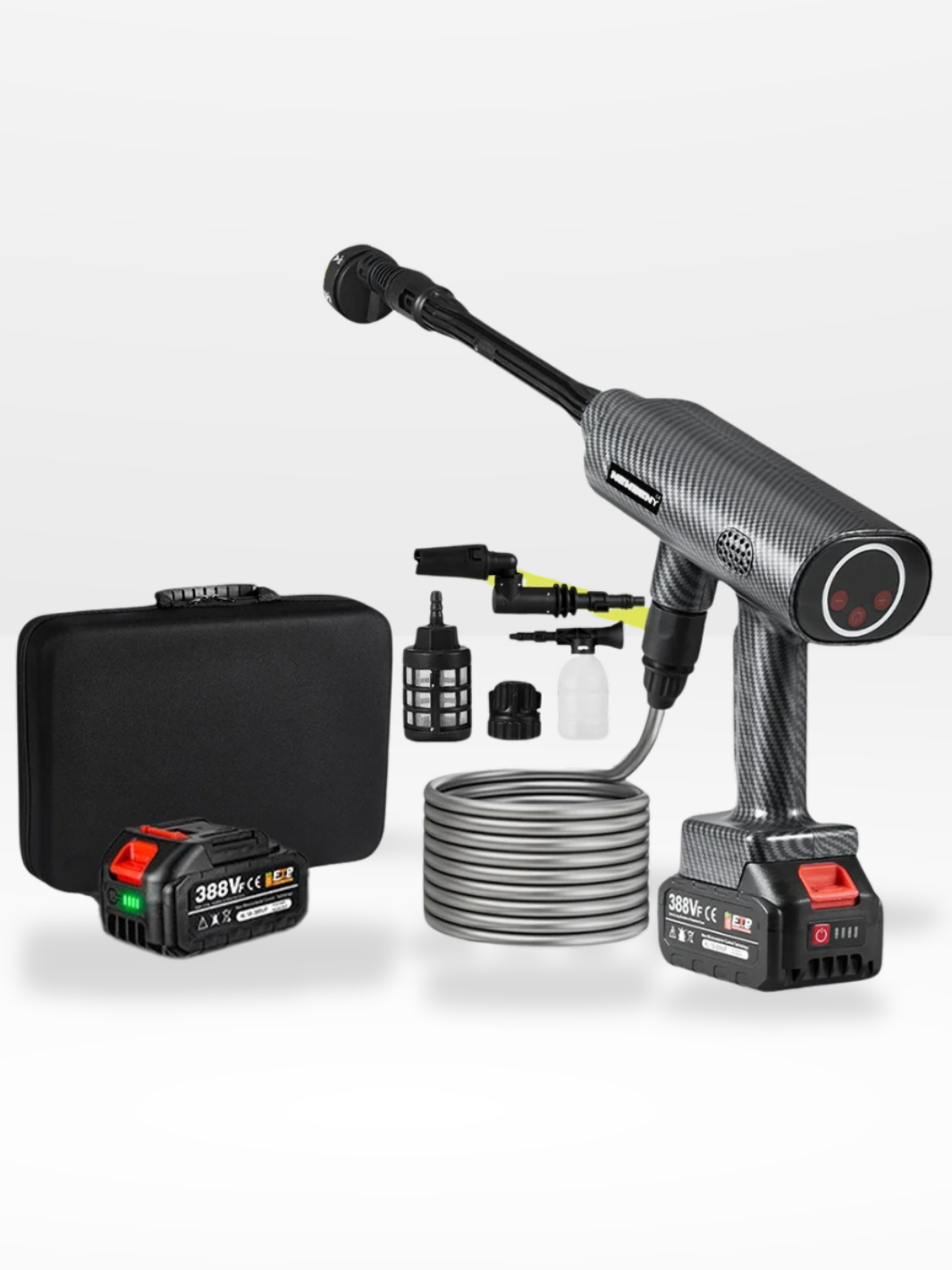 Marcherelle™ – Nettoyeur Haute Pression Sans Fil 60 Bars Portable et Compact