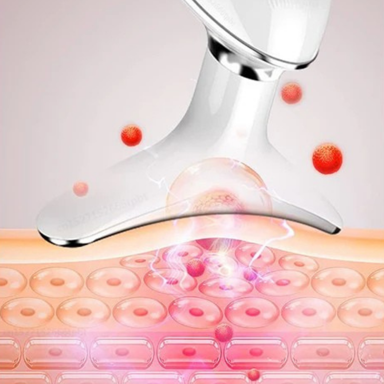 Masażer Twarzy i Szyi Przeciwzmarszczkowy ze Stymulacją Elektromiostymulacyjną