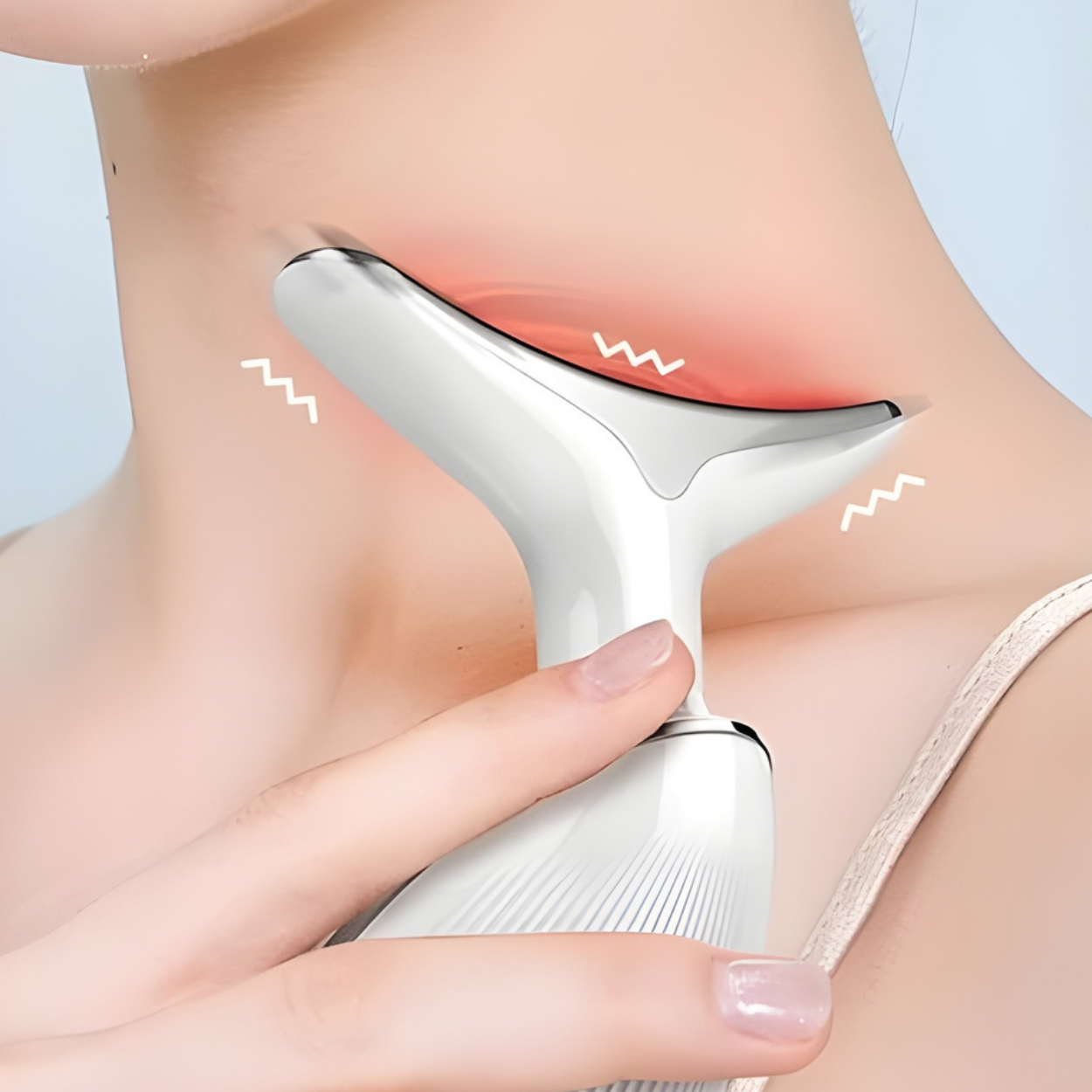 Masażer Twarzy i Szyi Przeciwzmarszczkowy ze Stymulacją Elektromiostymulacyjną