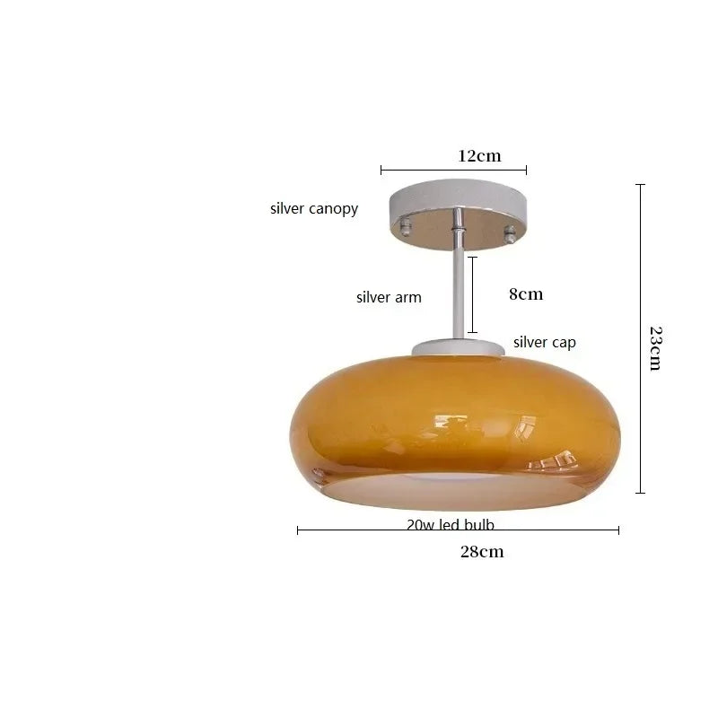 Lumière Élégante - Żyrandole LED ze Szklanego Przezroczystego