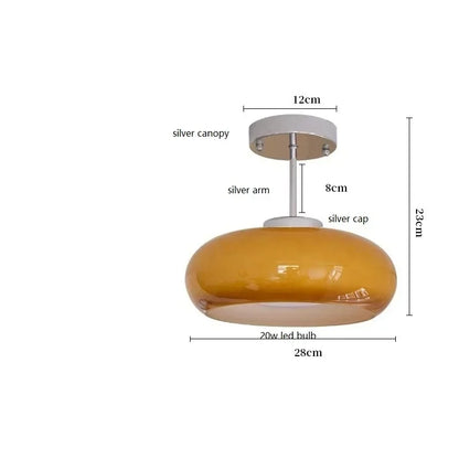 Lumière Élégante - Żyrandole LED ze Szklanego Przezroczystego