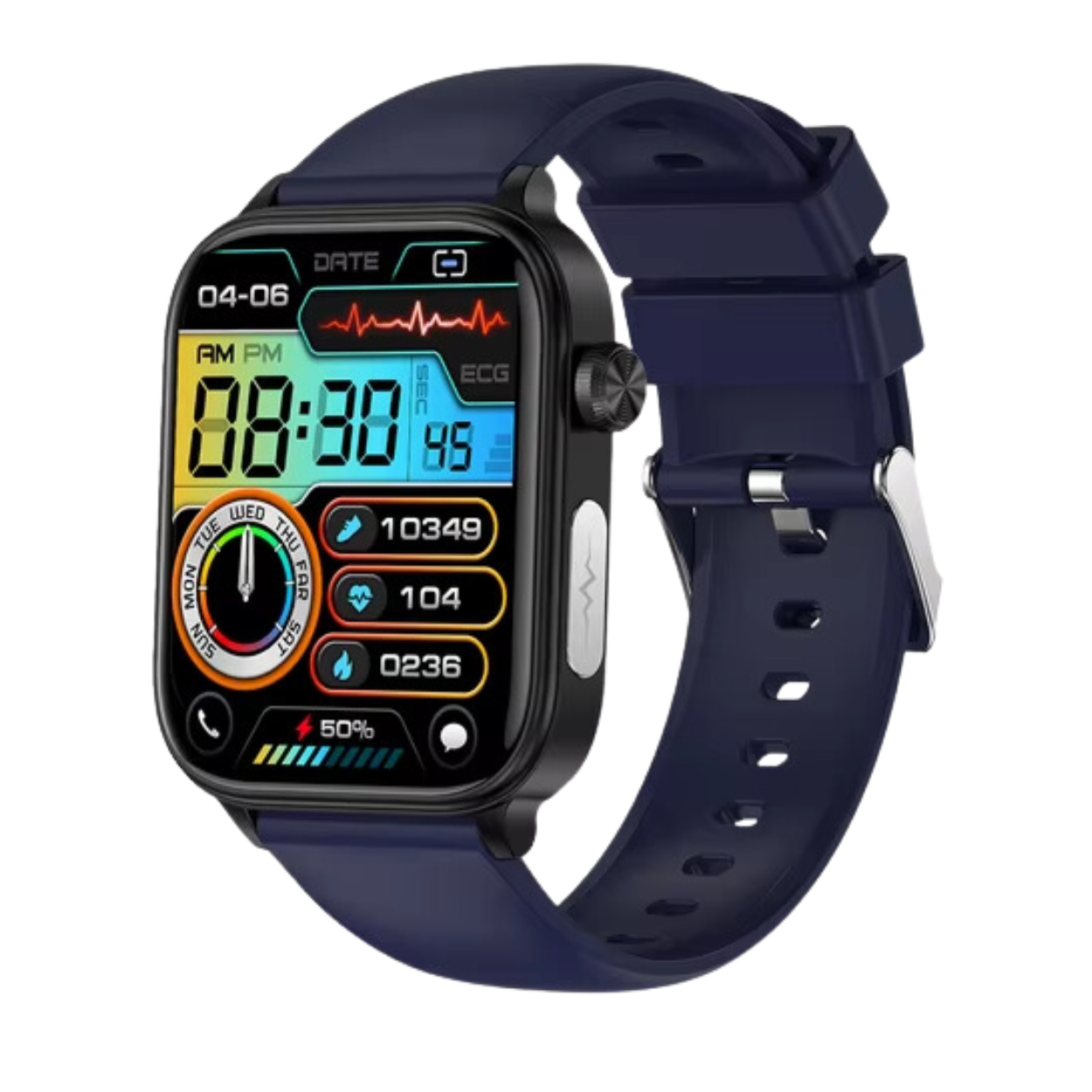 Smartwatch Fitness z EKG i Monitorowaniem Zdrowia